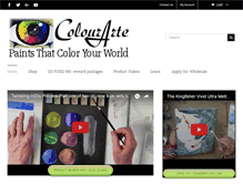 Tablet Screenshot of colourarte.com